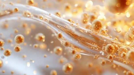 gold liquid abstract