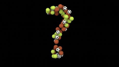 tema de juego de baloncesto fuente signo de interrogación