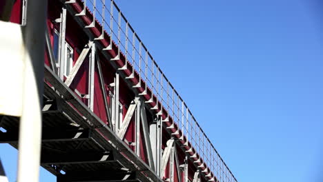 industrial conveyor bridge structure