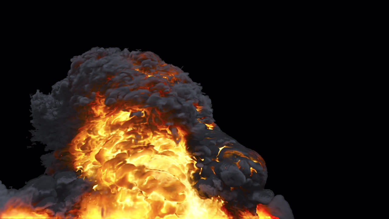 efecto visual de la explosión