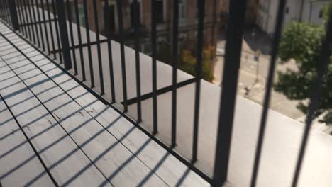 vista del balcón de la ciudad