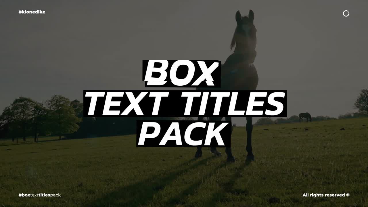 Dynamic Animated Text Titles with Diverse Backgrounds