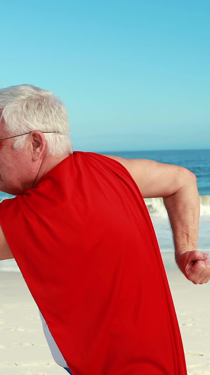 슈퍼히어로로 행동하는 고령자