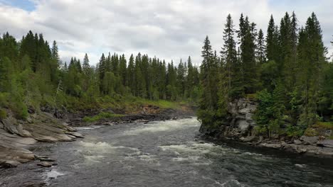 ristafallet waterfall in the western part of jamtland is listed as one of the most beautiful waterfalls in sweden.