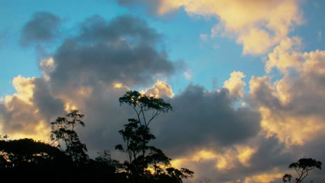 timelapse of durban skies in summer, rsa