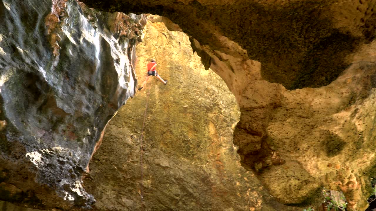 Famous Phranang cave at Raylay Railay Beach Krabi Thailand