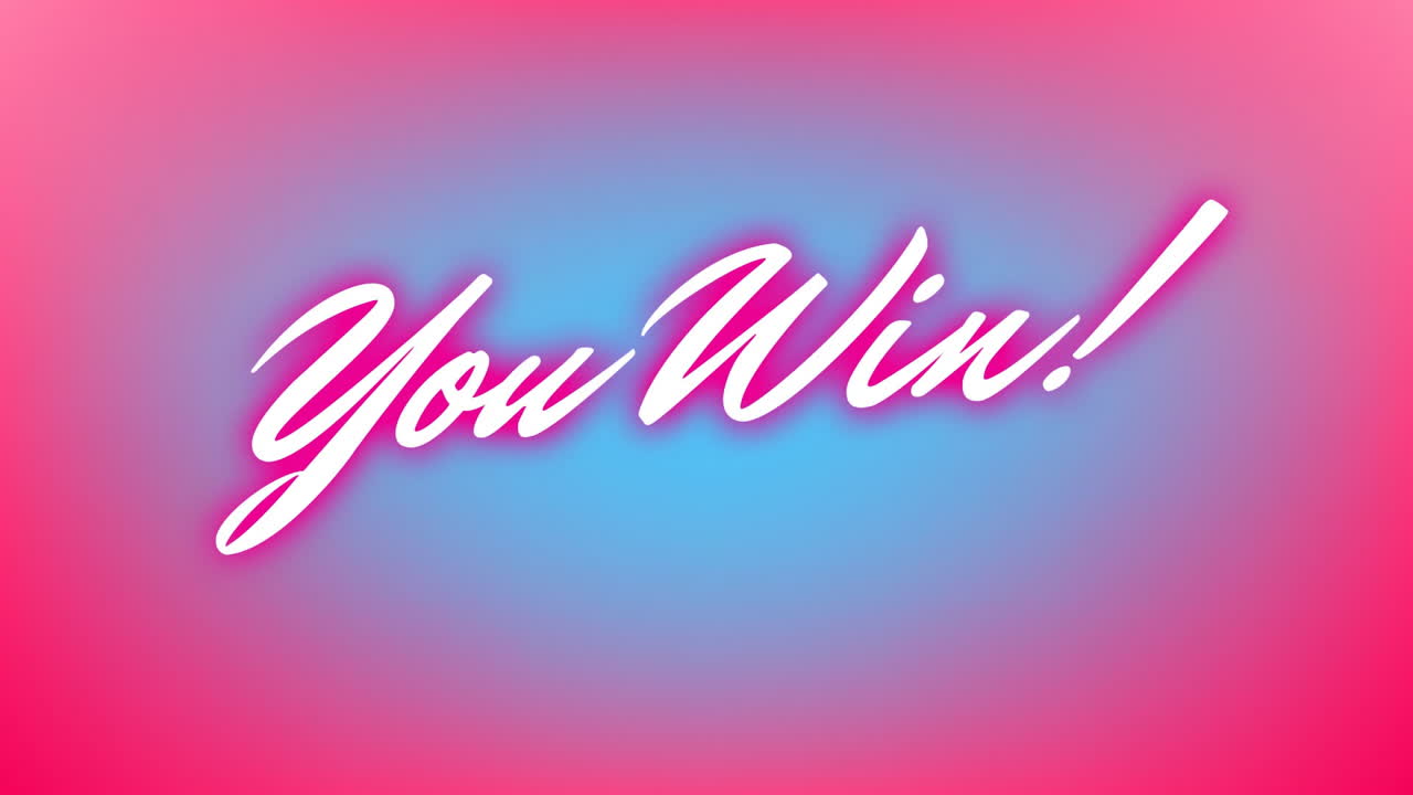 다채로운 배경에 텍스트를 찍은 당신의 애니메이션