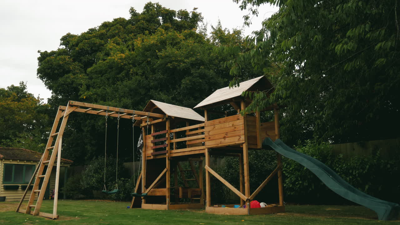 Empty playground, End school holidays