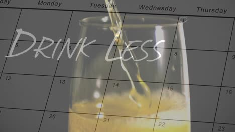 Animation-of-glass-of-wine-over-calendar