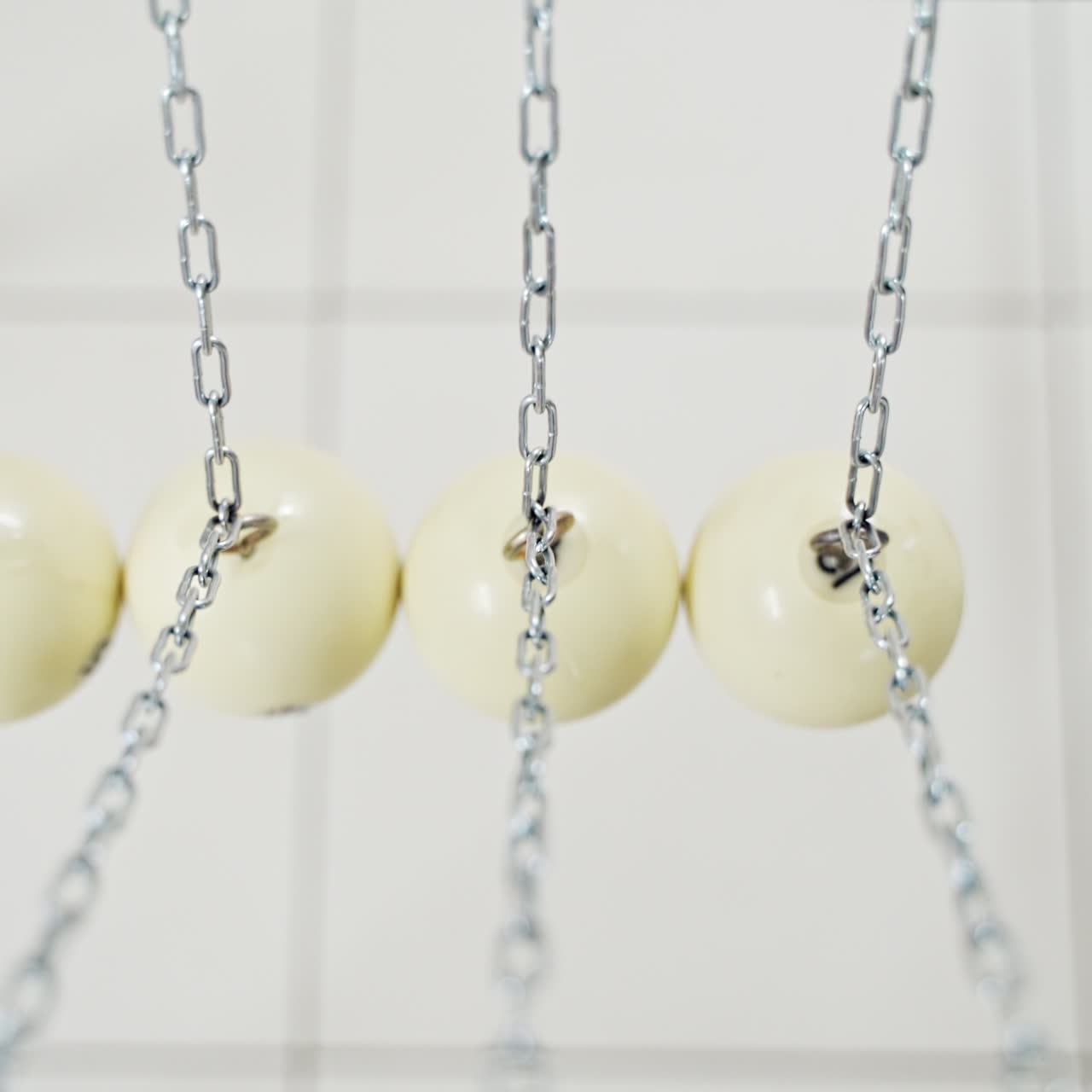 Newton's cradle. Museum of Sciences