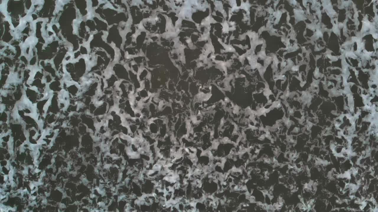 toma aérea superior del mar báltico