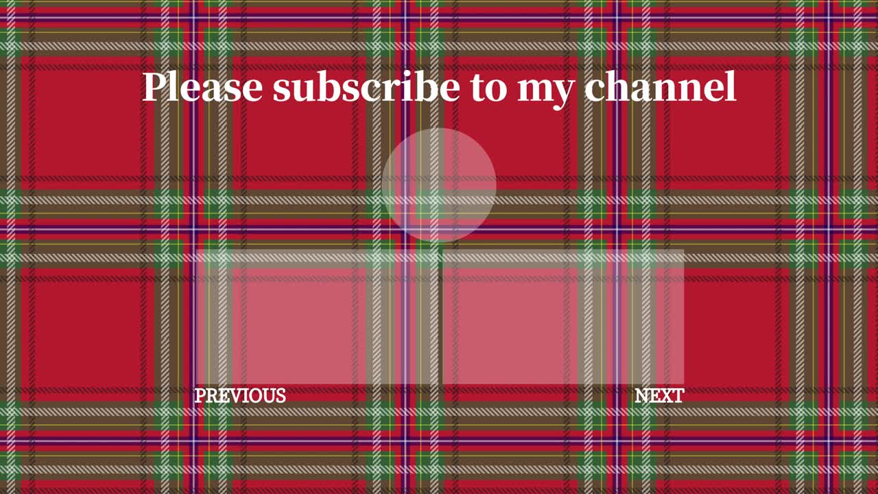 플레이드 체커드 엔드 카드 엔딩 스크린 모션 그래픽