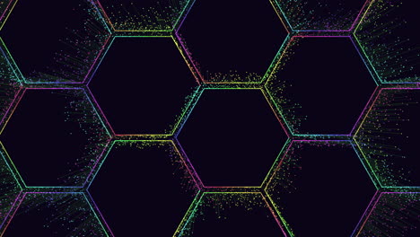 Colorful-hexagonal-dot-pattern