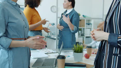 reunión de negocios en curso