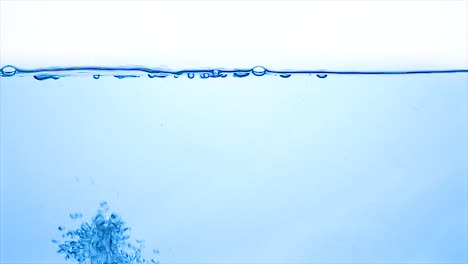 close up water in slow motion