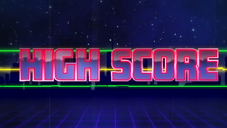 pantalla de juego retro