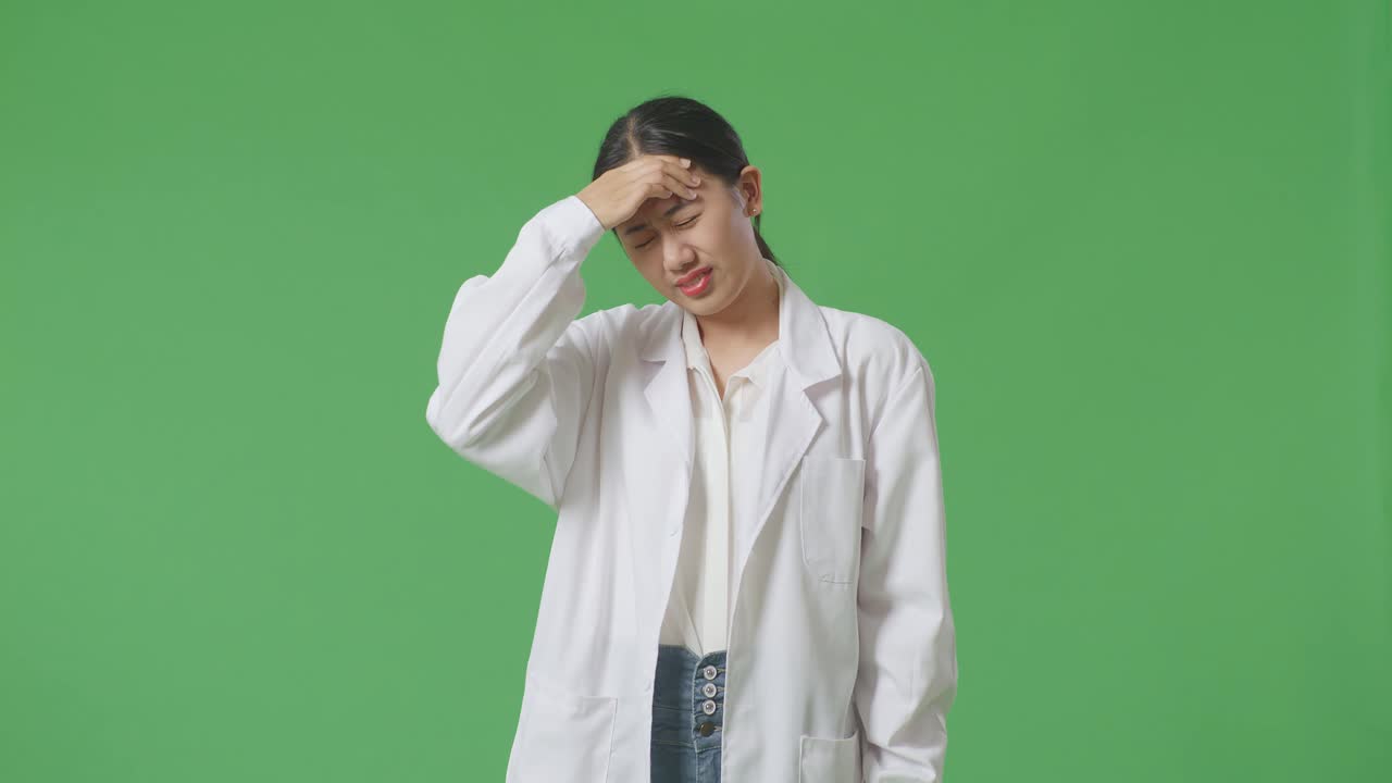 스트레스를 받는 의사