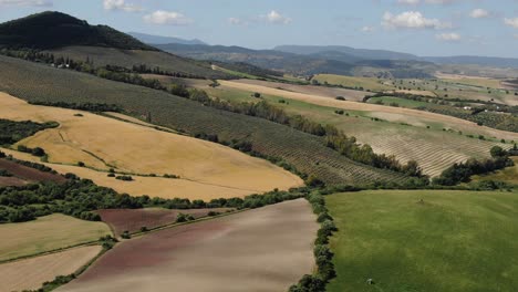 beautiful hills at villamrtin in andalusia, spain