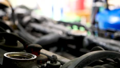 mecánico profesional de mantenimiento de un automóvil