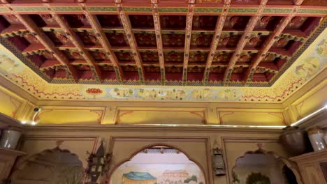 ornate interior of a traditional indian palace