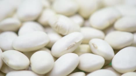 beans, macro shot, beans on table spinning to right