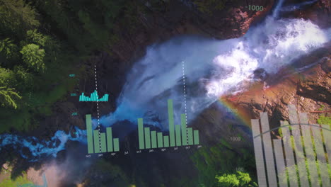 Grafische-Datenerfassung-Diagramme-Analyse-Von-Klimawandel-Und-Einflüssen-Aus-Der-Natur-Vor-Großem-Wasserfall