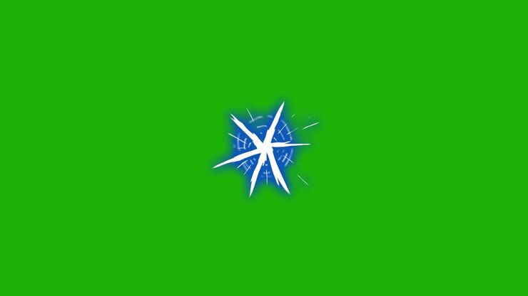 Cartoon muzzle flash best quality green screen animated 4k , 3D Animation, Ultra High Definition, 4k video Premium Quality