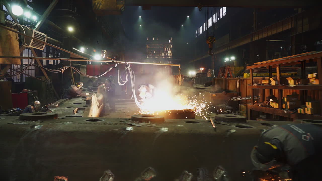 공장에서의 산업 용접