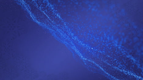 animación de una ola brillante en movimiento sobre un fondo marino