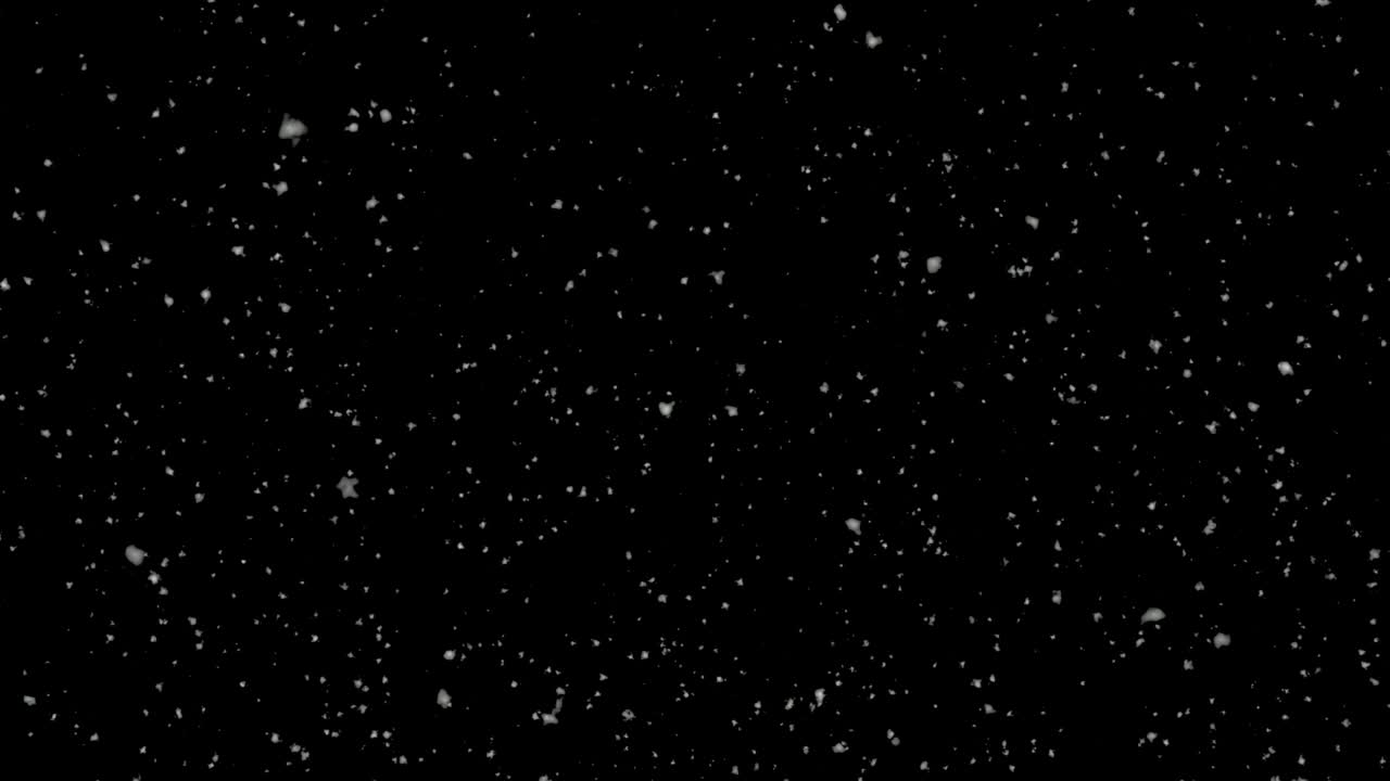 Snow Falling Down, Winter, 4K Loop