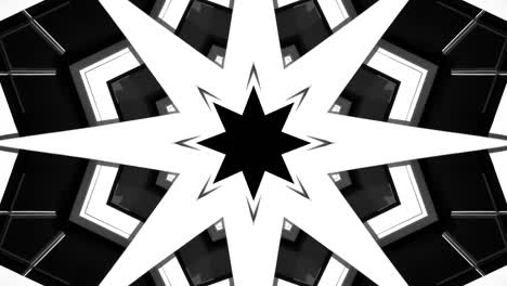 star seamless merging kaleidoscope motion graphics