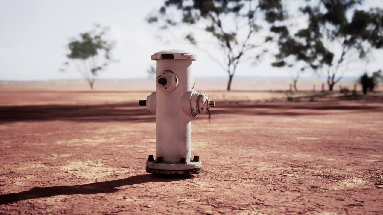 사막 의  ⁇ 은 산화 된 화재 하이드란트