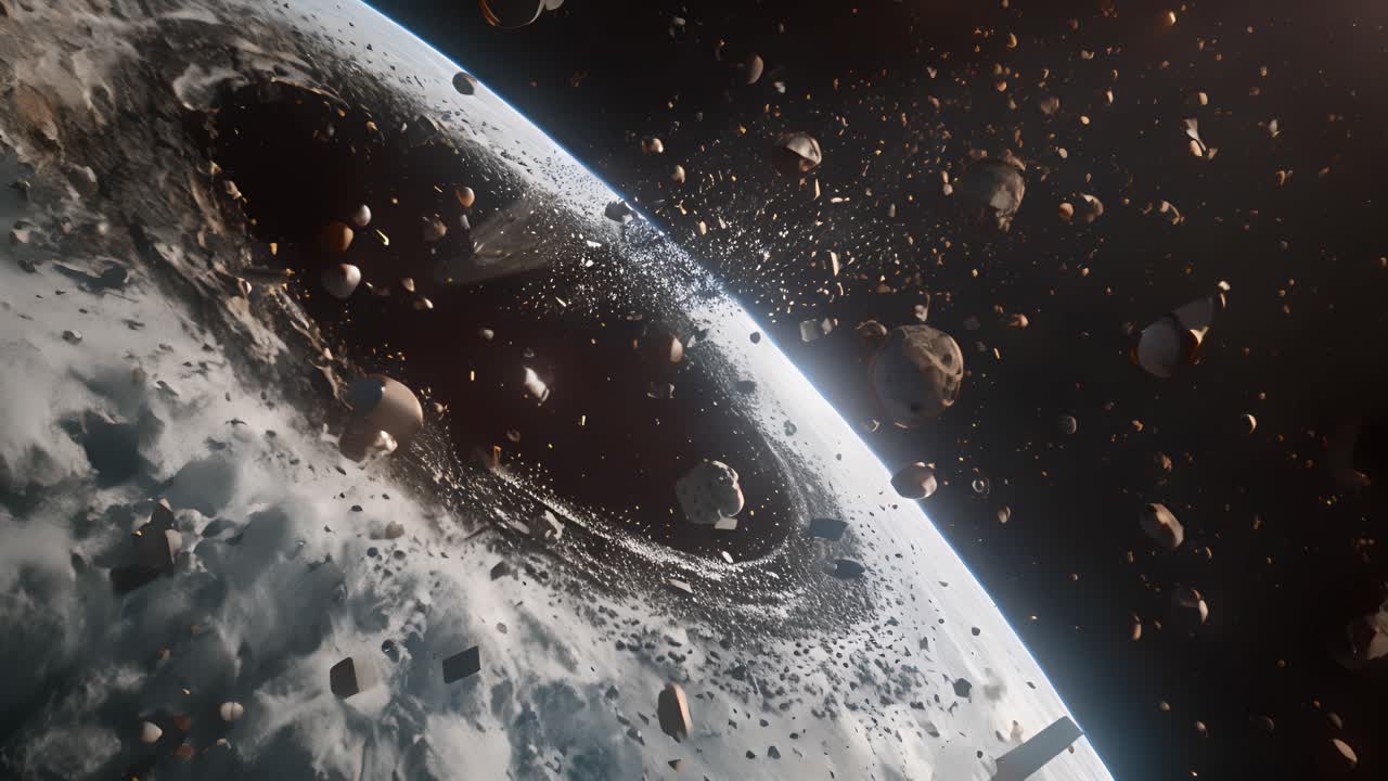 Earth's Destruction by Space Debris