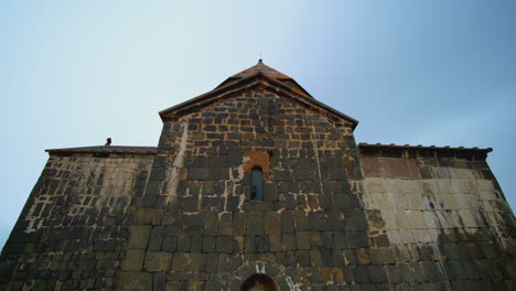 ancient stone church in caucasus region