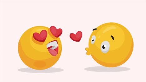 two emojis characters classic animation