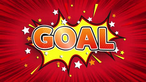 goal comic speech bubble
