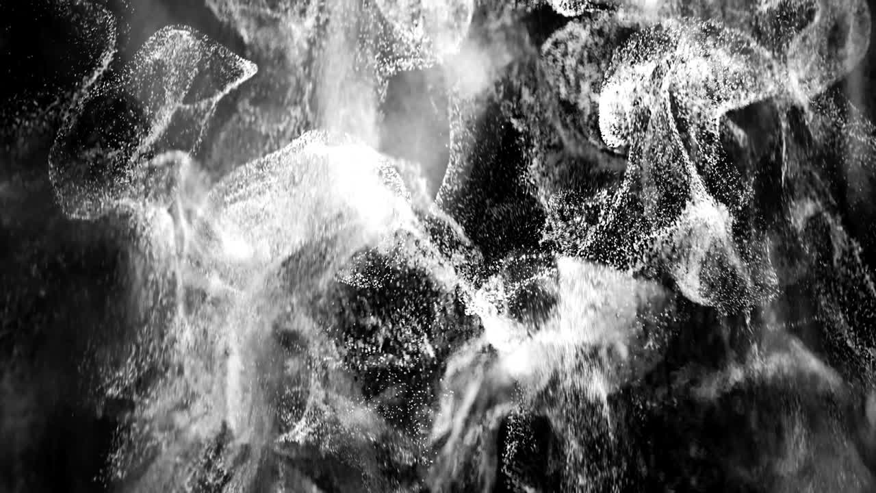 4k estallido de partículas abstractas.