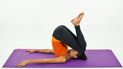 woman doing yoga studio 56