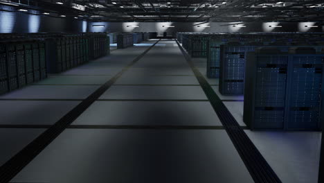 server racks offering computing resources necessary for blockchain transactions