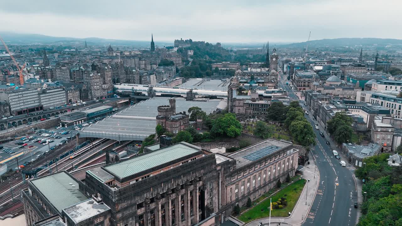 Aerial View of Edinburgh, Scotland
