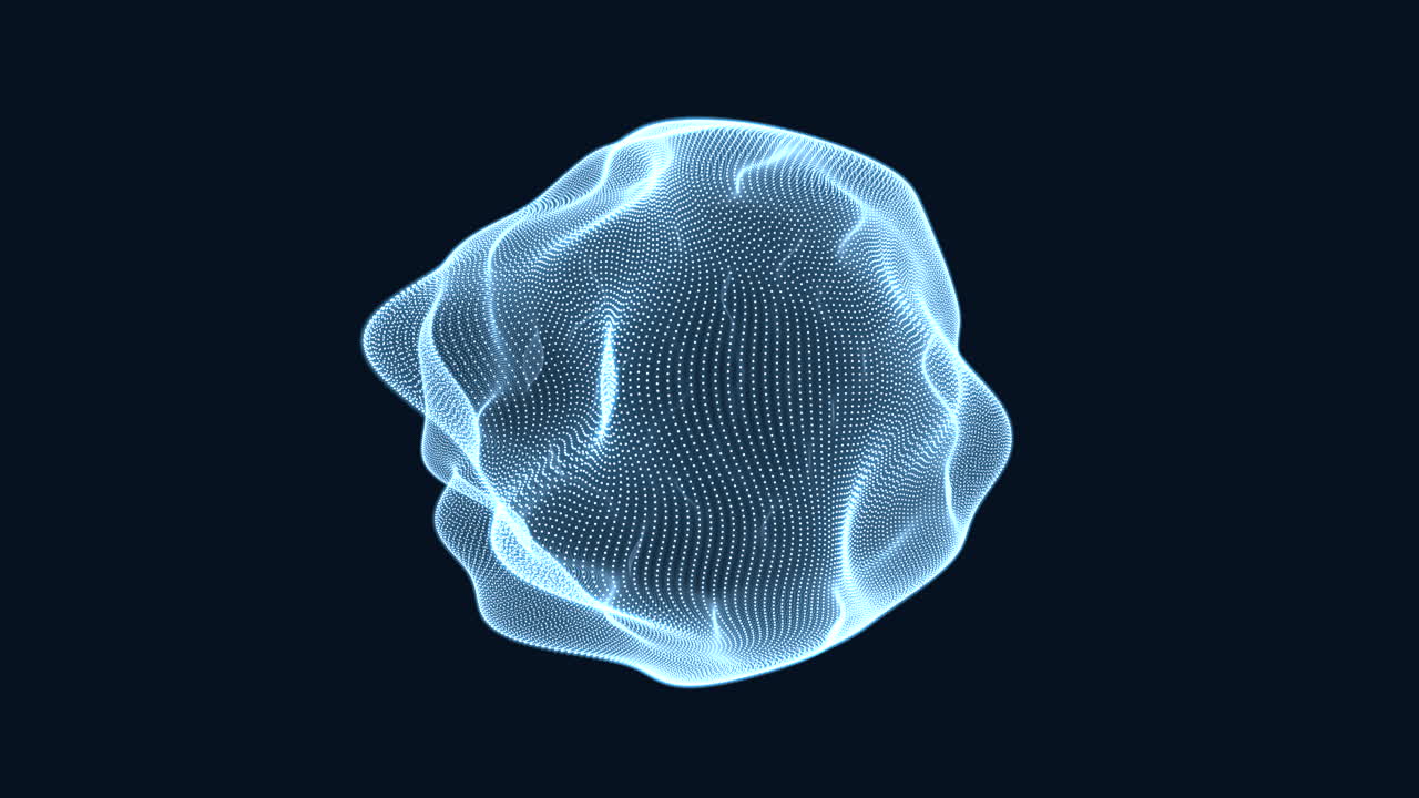 An abstract blue wavy line on a dark background, resembling a sound wave or music piece. The simplicity and color scheme evoke a sense of rhythm and harmony