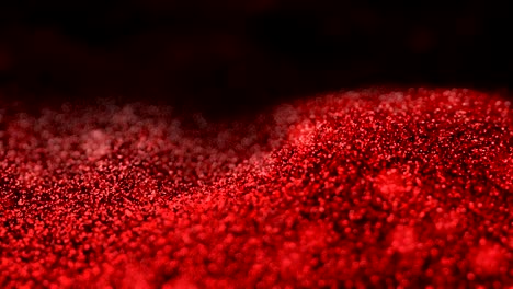 red shiny waving moving flowing ripple glitter background abstract seamless vj loop particles backdrop