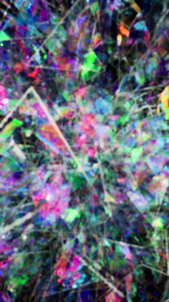 Abstract Colorful Geometric Pattern