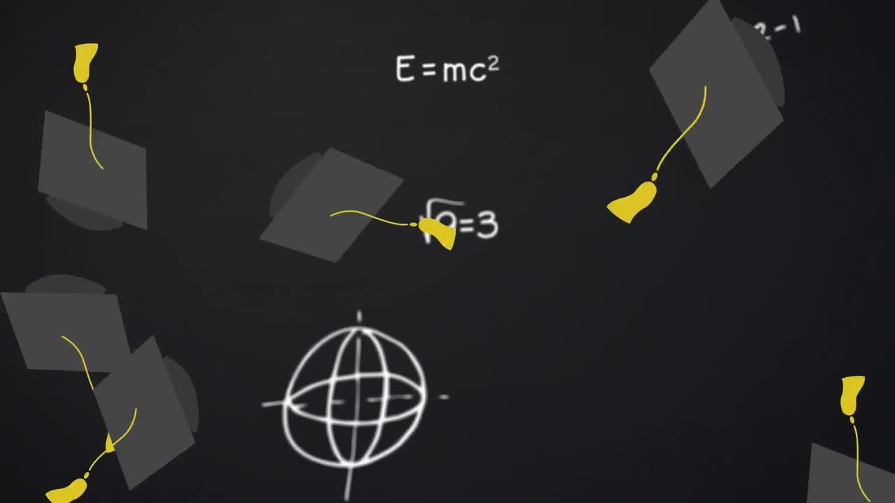 수학적 방정식은 등급에 맞서 움직이고 모자가 떨어집니다.
