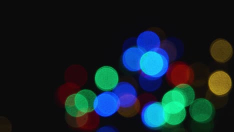 un fondo festivo abstracto de luces borrosas de guirnaldas.