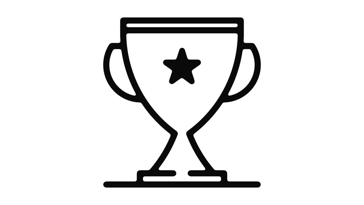 Trophy Line Motion Graphic
