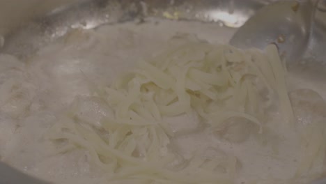 cocción de pasta cremosa