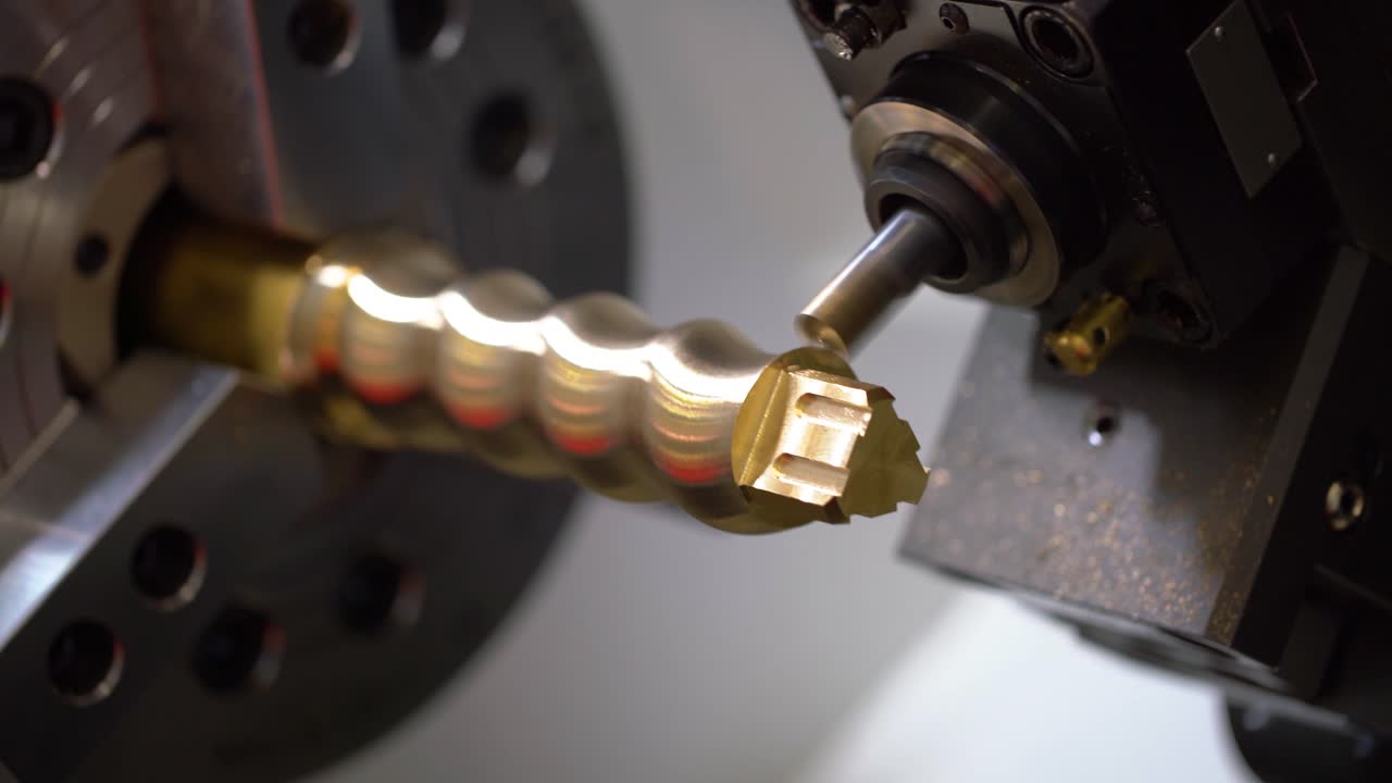 máquina de fresado cnc para el trabajo de metales.