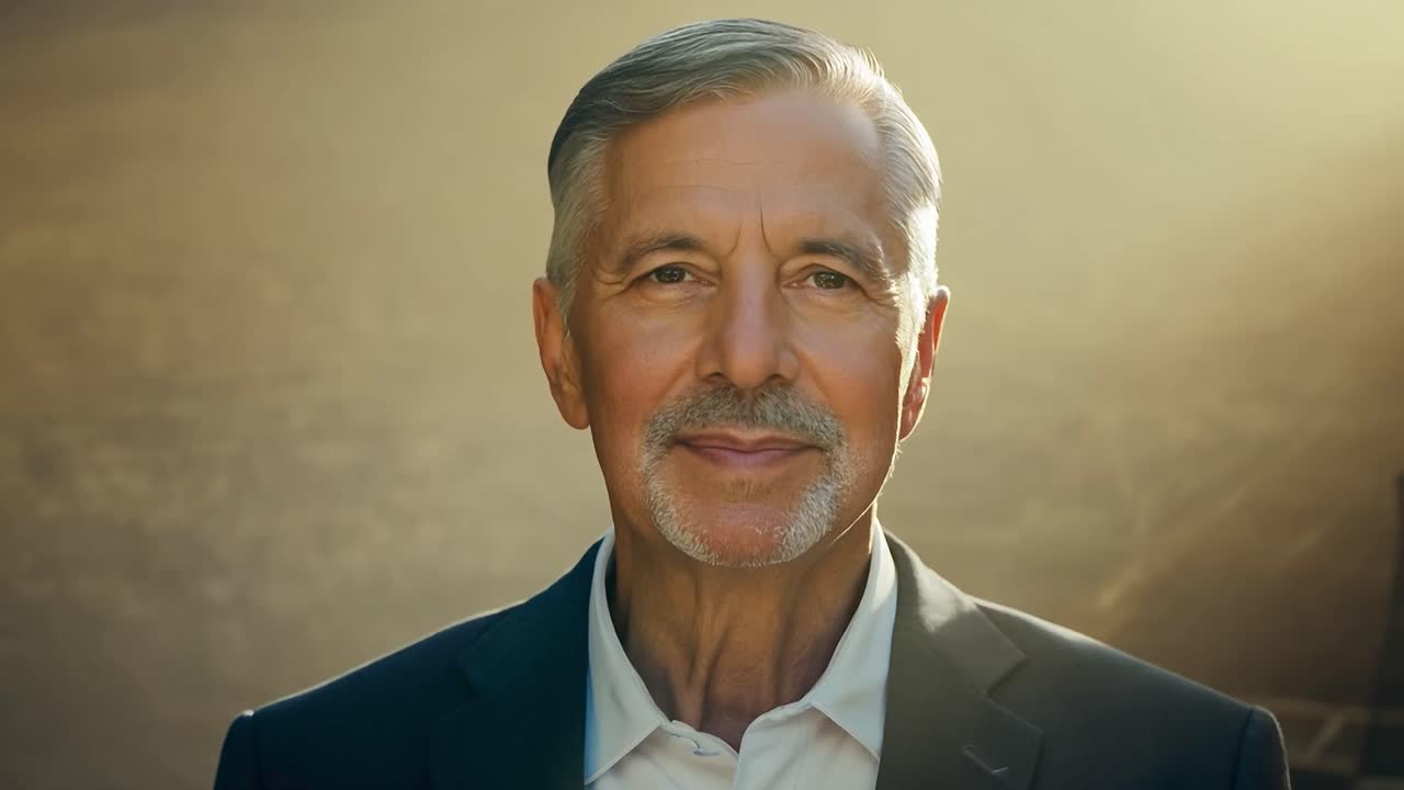 retrato de un hombre de negocios confiado