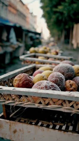 fruit market scene